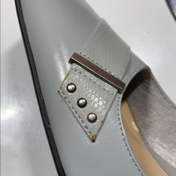 NATURALIZER vintage grey leather heel shoes| 6.5 - Picture 11 of 12
